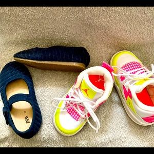Toddler Jordan’s sneakers size 6C also Blue Zara size 6 only worn twice